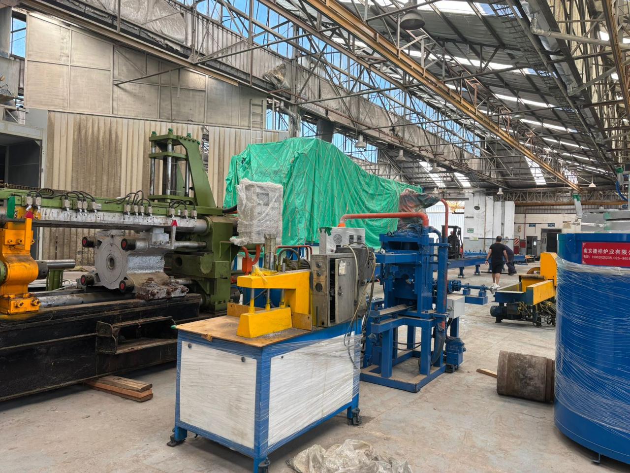 Metal processing line at a partner factory in China